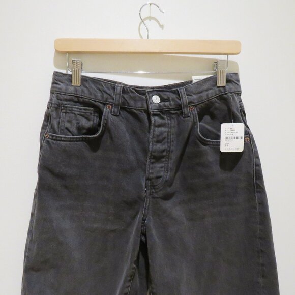 FREE PEOPLE WE THE FREE Jam Session Relaxed Capri Jean Rocksteady Black Boho NWT - Picture 5 of 15